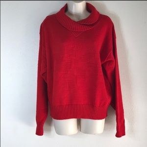 Vintage Duke red wool sweater